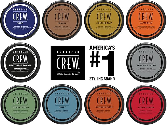 3PK American Crew Men's Hair Pomade 3 oz