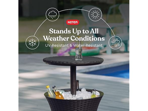 Keter Keter Pacific Cool Bar Outdoor Patio
