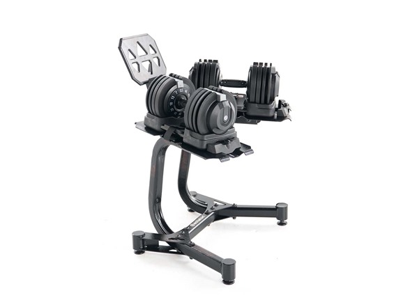 Echelon Strength Adjustable Dumbbells with Stand