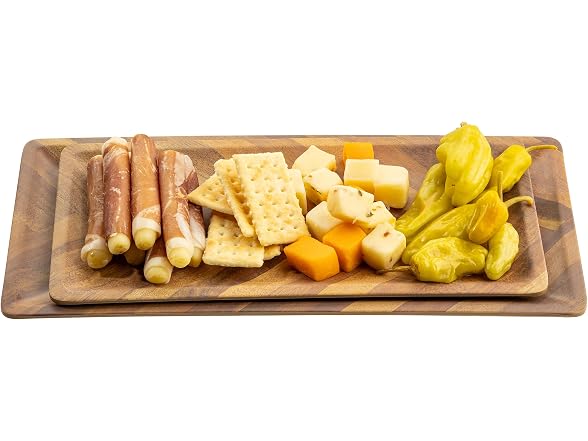 TableCraft Aeris Collection™ Rectangular Tone on Tone Serving Plate