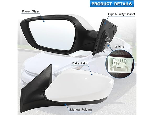 Paderson Left Driver Side Mirror