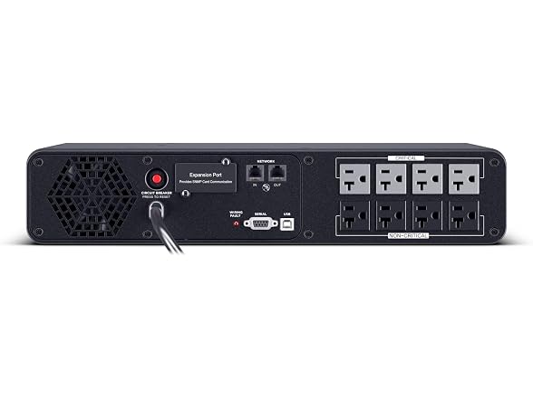 PFC Sinewave UPS Battery Backup and Surge Protector 8 Outlets