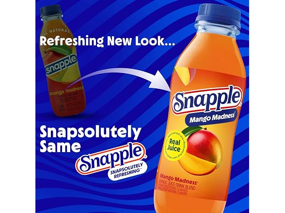 Snapple, Mango, , 16 Fl Oz