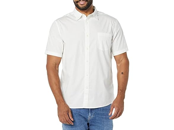 Amazon Essentials Men Short-sleeve Stretch Shirt