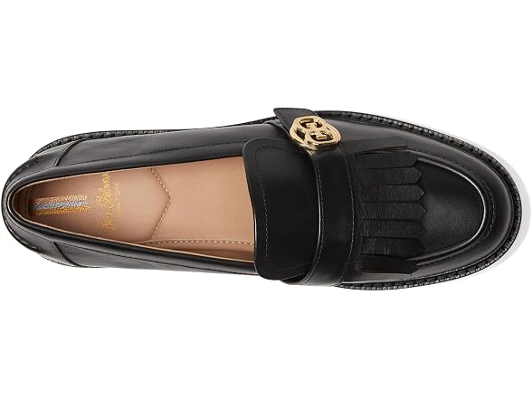 Sam Edelman Charlie Loafer Black Leather 6.5 Medium