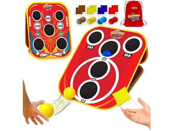 Swooc Games® - Backyard Arcade™ | 2-in-1 Bean Bag Toss Game
