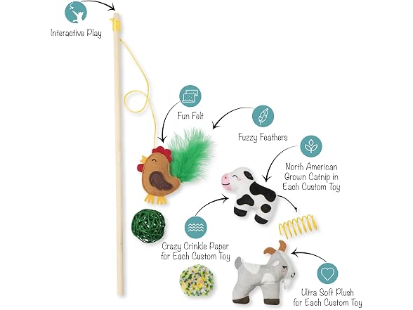 Fringe Fringe Studio Pasture Pals 6-Piece Plush