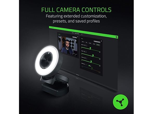 Razer Kiyo Full HD 1080p 12 LED Webcam