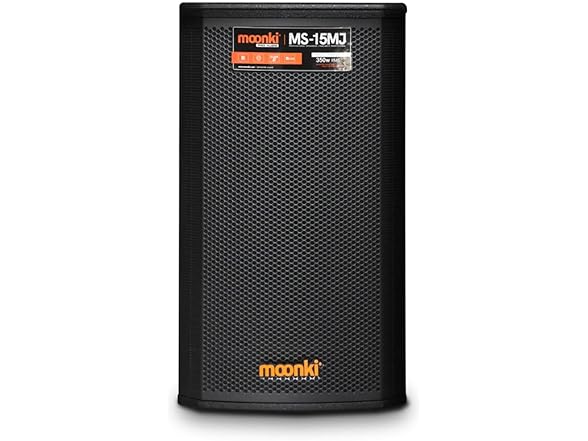 (NEW) Moonki Sound MS-15MJ Pro Audio DJ Speaker 15-inch Woofer Class D Amplifier