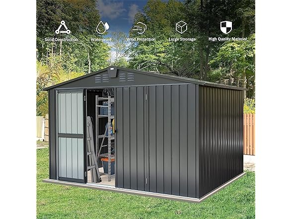 Ritsu Outdoor Storage Shed