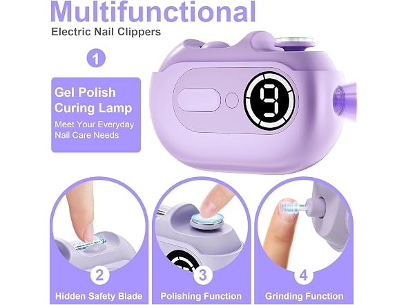 4-in-1 Electric Nail Clipper