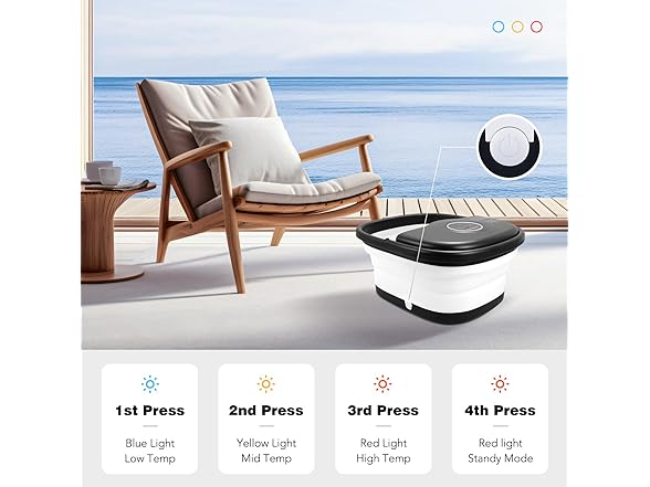 KNQZE Collapsible Foot Spa