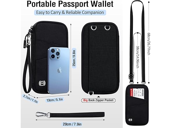 Travel Passport Holder Wallet