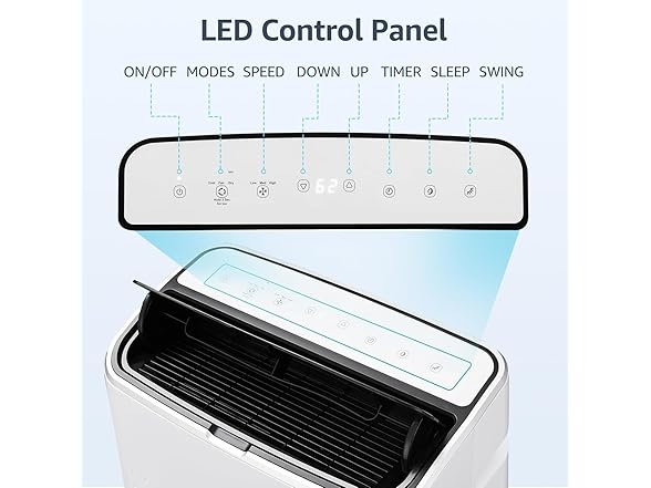 Vossfamul 14,000 BTU 3-in-1 Portable AC