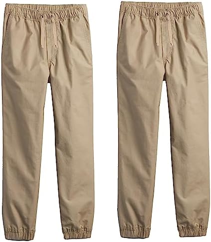 2PK Toddler's Classic Twill Joggers