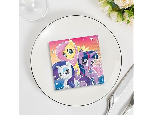 Fun Express - My Little Pony Beverage Napkins
