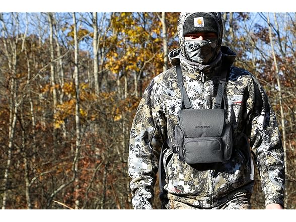 UIIHUNT Grey Binocular Harness Chest Pack