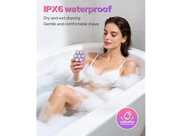 UpperX 6-in-1 Women's Electric Shaver