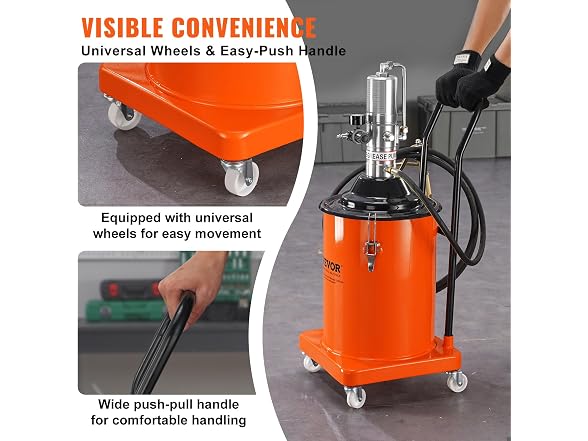 Grease Pump, 5 Gallon 20L, Air Operated 160455