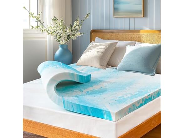 Marsail 2" Twin Memory Foam Mattress Topper