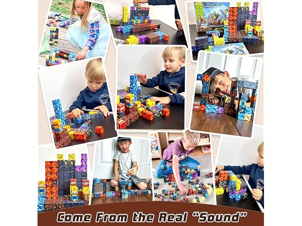 Toytogy Magnetic Blocks Mine World 3+