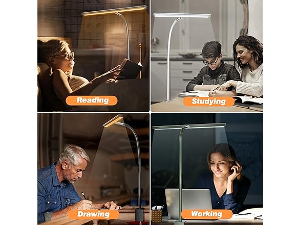 Airlonv W0292 LED Desk Lamp White