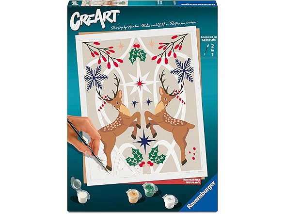 Ravensburger CreArt Christmas Paint by Numbers Kit
