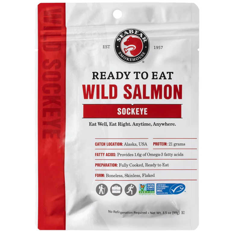 4PK Ready-to-Eat Wild Sockeye Salmon - Gallery 5