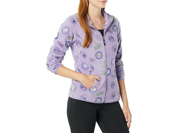 AE Womens Polar Fleece FullZip Mock Jkt