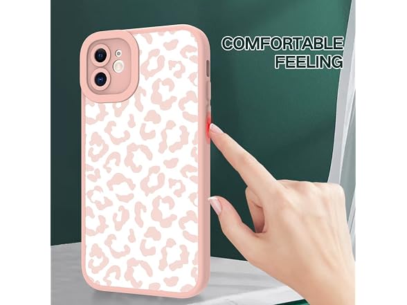ZIYE for iPhone 11 Case Pink Leopard