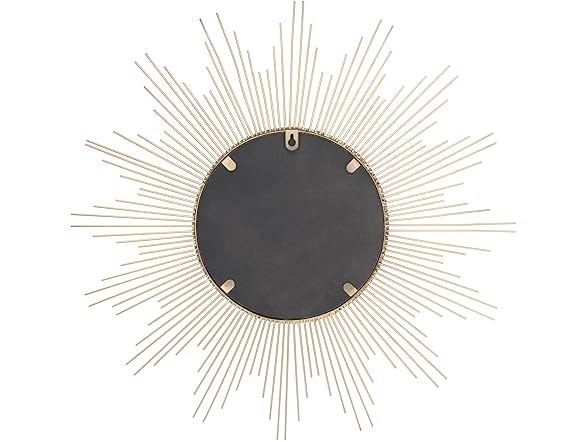 Stonebriar 23" Gold Starburst Mirror