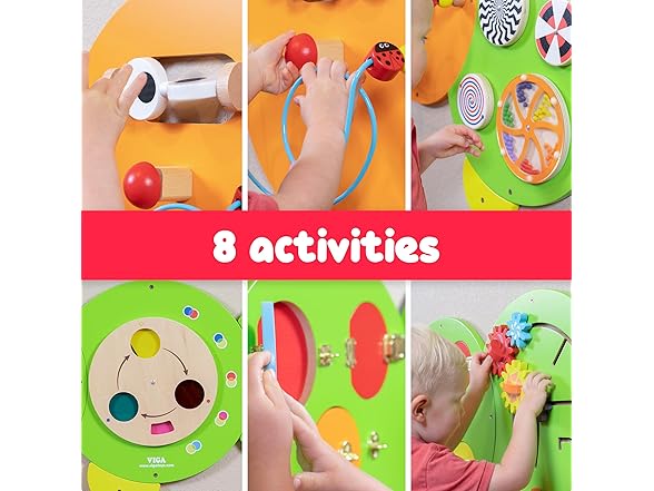 SPARK & WOW Caterpillar Activity Wall Panels