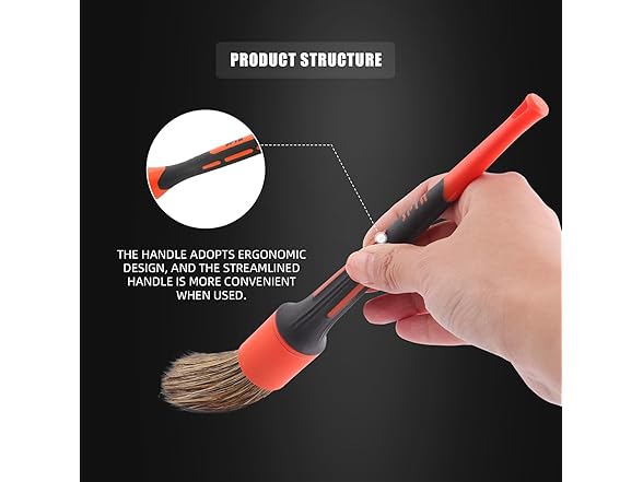 SPTA Car Detailing Brush Set, 5 Pack