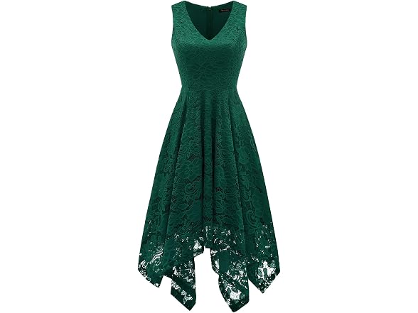 Meetjen Women (XL) Wedding Formal Fancy Knee Dress