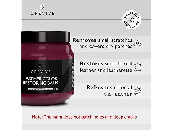 Leather Cleaner and Recoloring Balm Bordeaux 10 oz