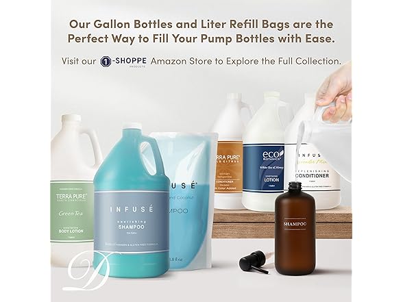 Amber Plastic Bottle