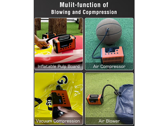 Alpha Digital A28 Jump Starter w/ Air & Vac