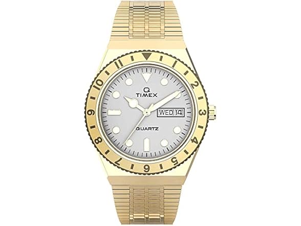 Timex Q Women’s 36mm Gold-Tone Watch