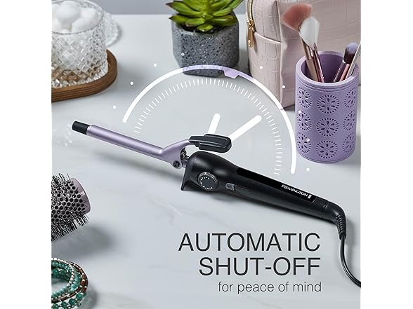 Remington Anti-Static ½-Inch Clipped Curling Iron