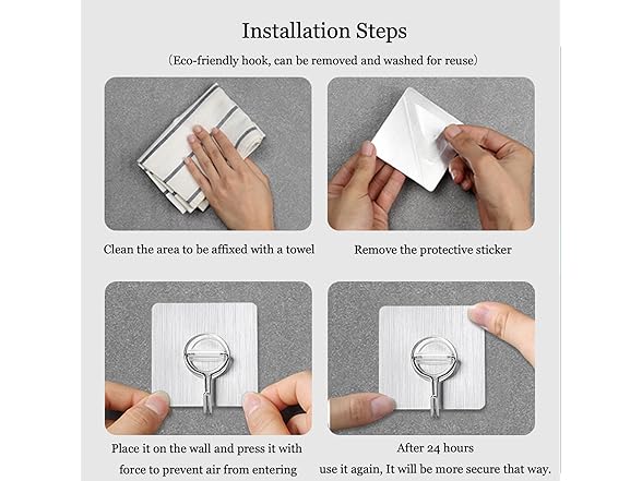 MAGPIE Duty Wall Hooks Self Adhesive Hooks