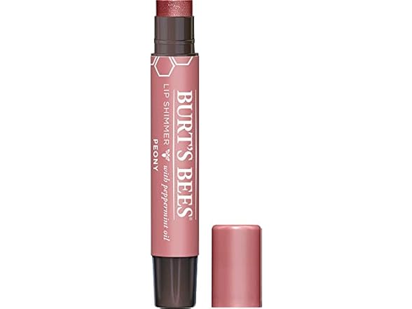 Burt's Bees, Lip Shimmer Peony, 0.09 Ounce