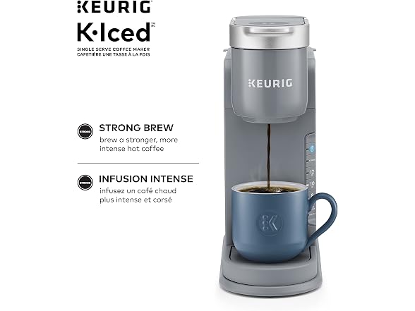 K-Iced Single Serve Coffee Maker - Grey - Gallery 5