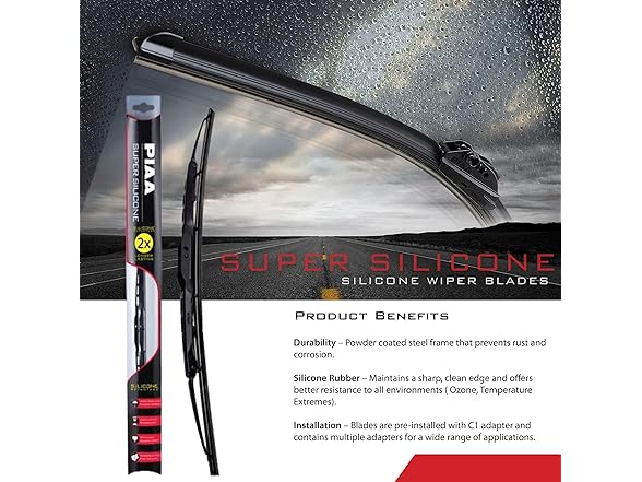 PIAA 95040 Super Silicone Wiper Blade - 16"