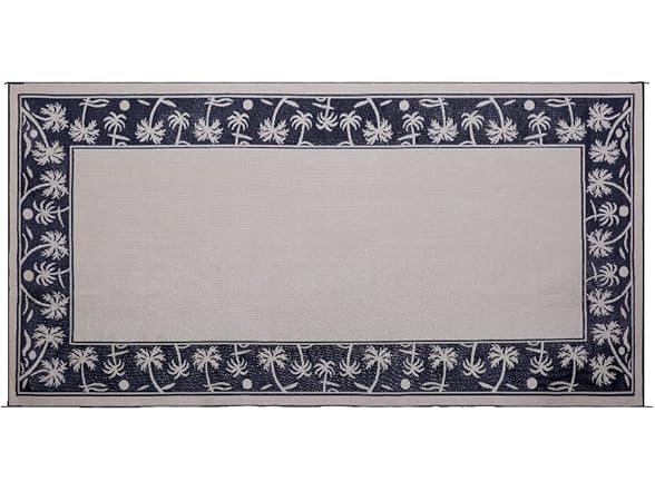 Stylish Camping Mat Palm 9x18ft
