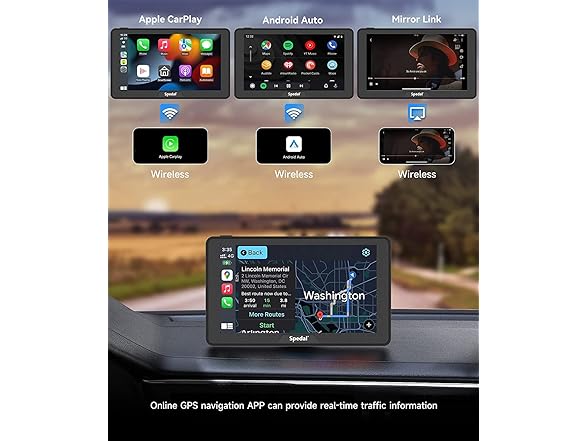 Spedal Portable Car 7" Touchscreen