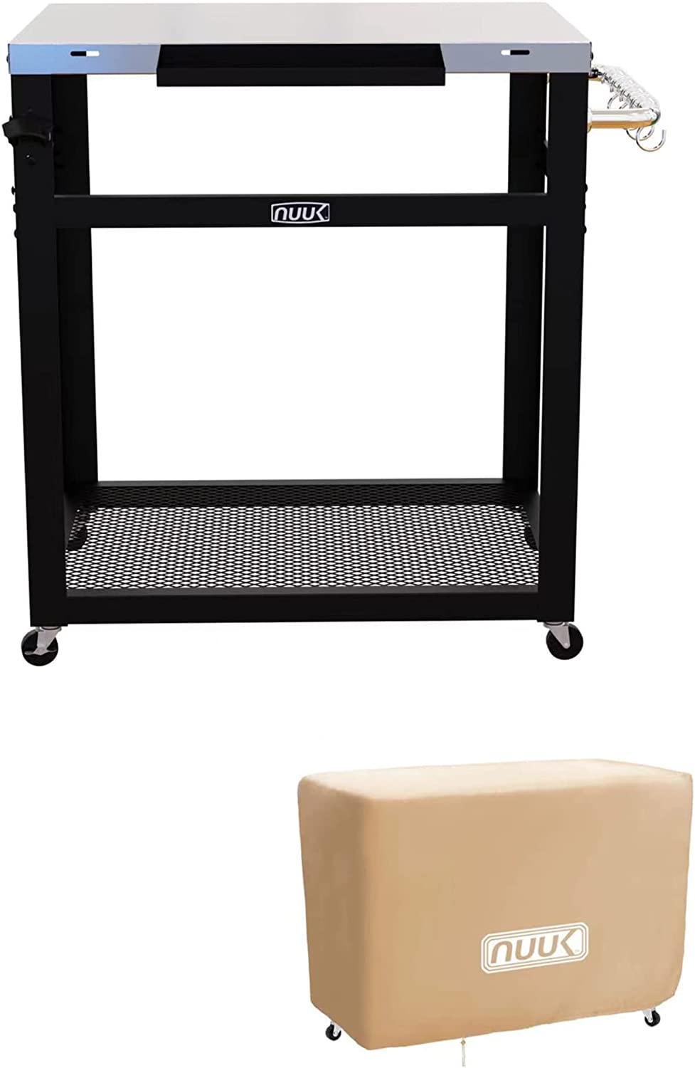 NUUK 30IN Outdoor BBQ GRILL Cart w/Cover - Gallery 10