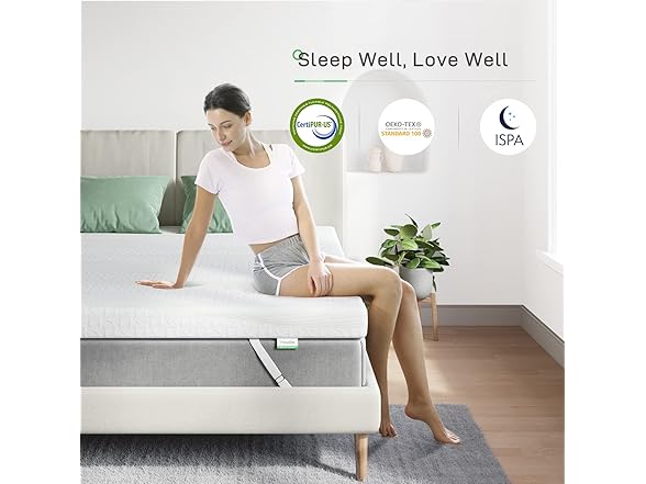 Novilla Memory Foam Mattress Topper King