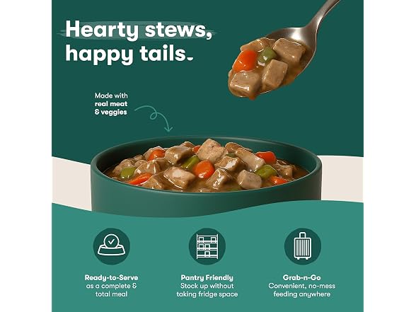 12PK Jinx Bone Broth Stew for Dogs - Salmon & Veggie