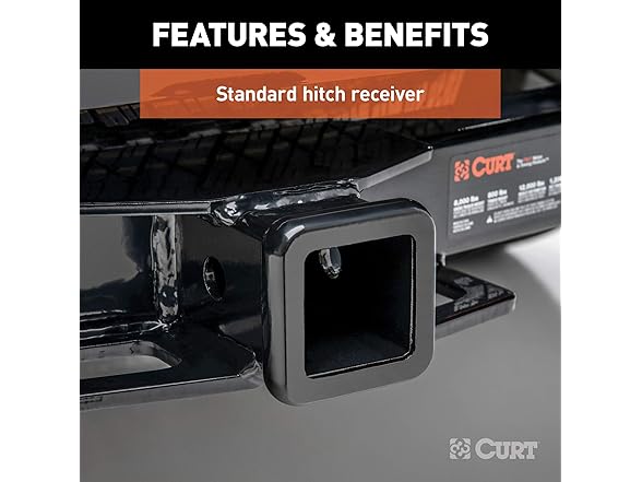 CURT 13345 Class 3 Trailer Hitch,