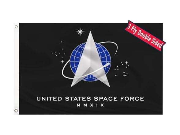 METDIRU US Space Force Military Flag 2x3 Ft